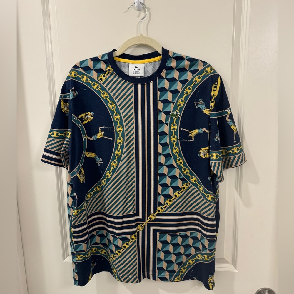 Lacoste LIVE! Patterned T-shirt